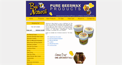 Desktop Screenshot of bee-natural.net